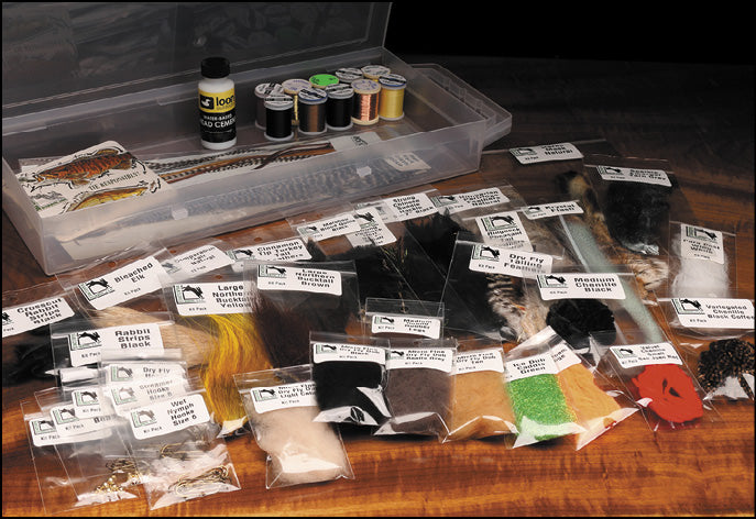 Hareline Fly Tying Material Kit