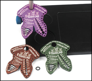 Harline Hackle, Hook and Bead Gauge