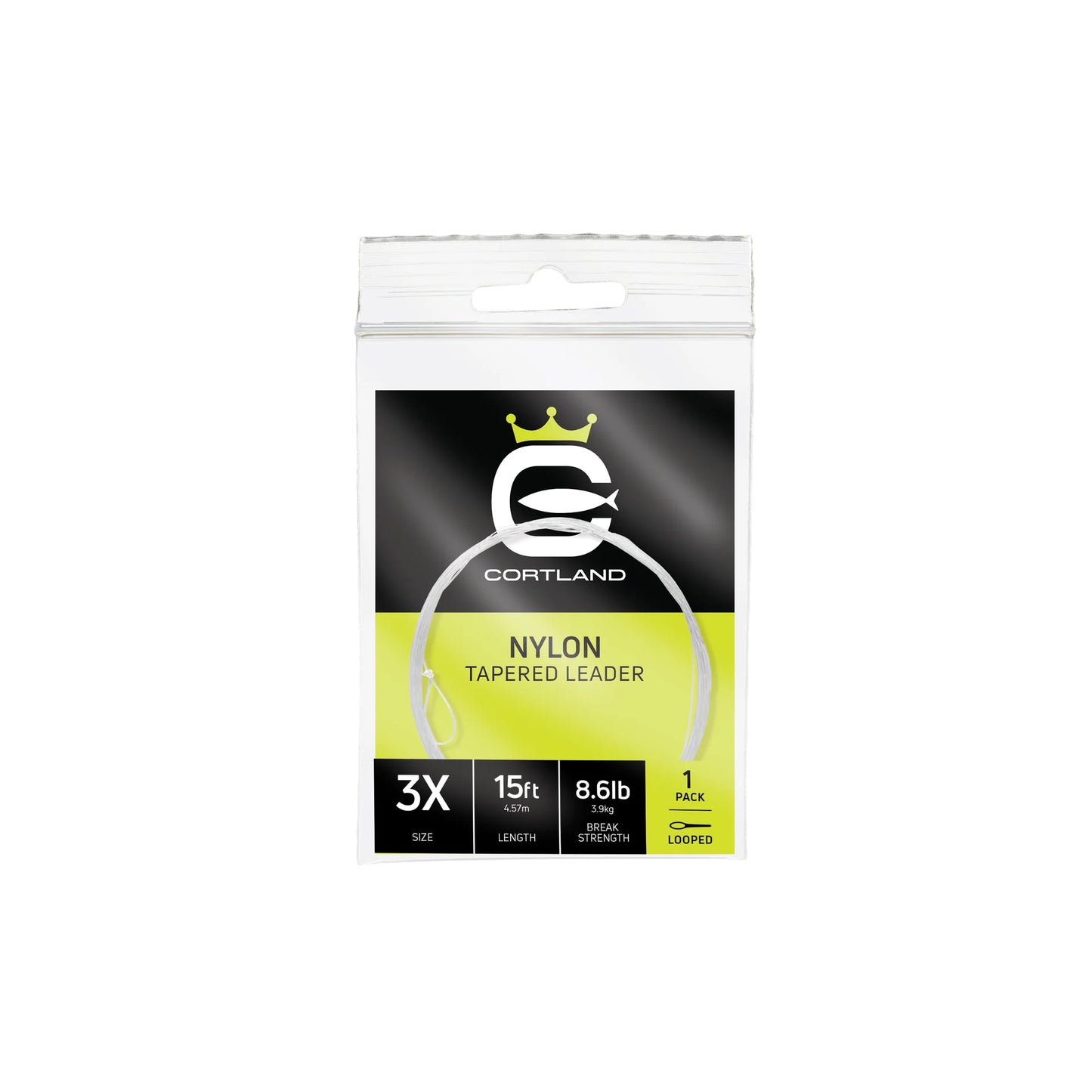 Cortland - Nylon Tapered Leader 15 ft.