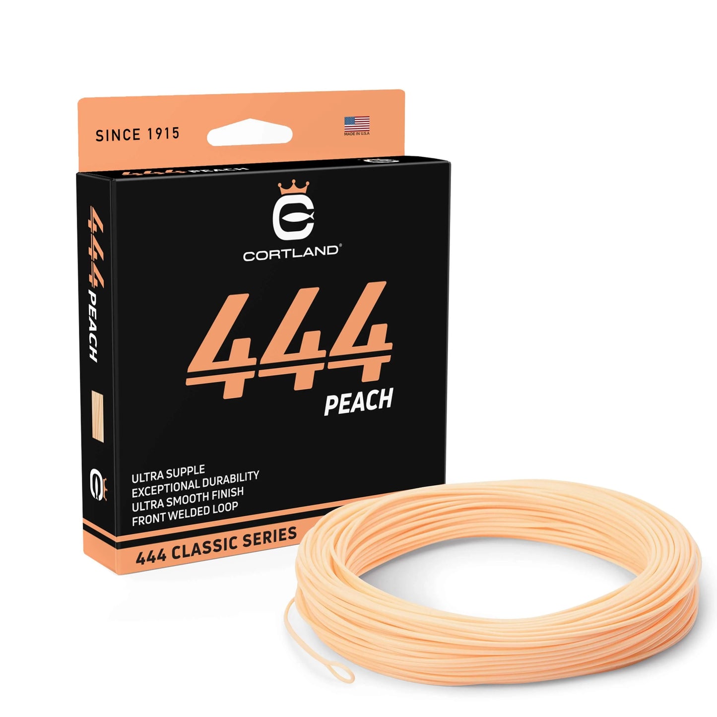 Cortland 444 Classic Peach 90 ft Freshwater