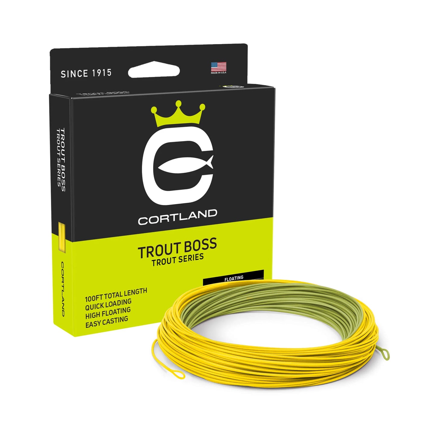 Cortland Trout Boss 100 ft Freshwater