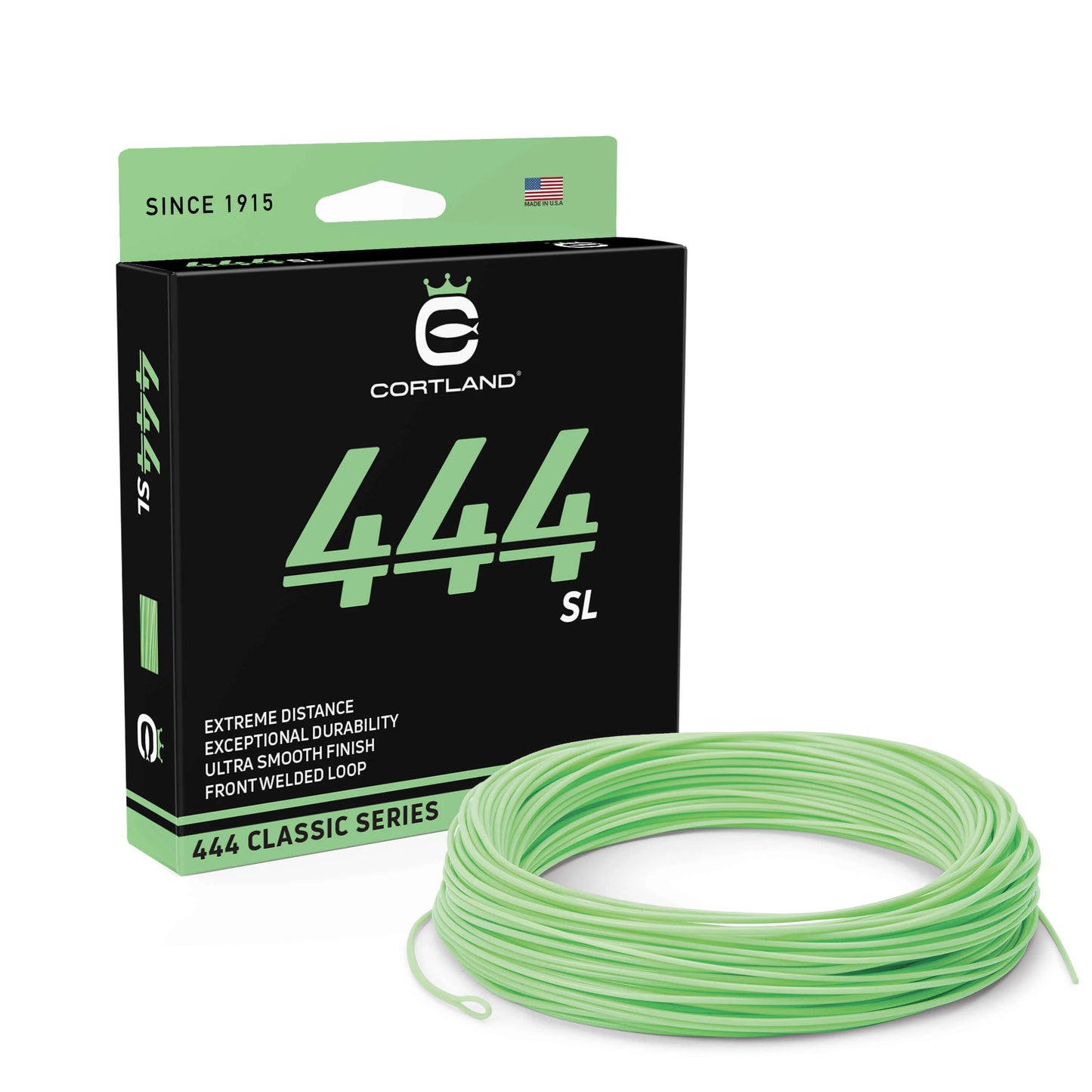 Cortland- 444 Classic 105 ft Freshwater Mint Green