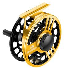 Cheeky - Launch 350 Fly Reel, Gold/Black