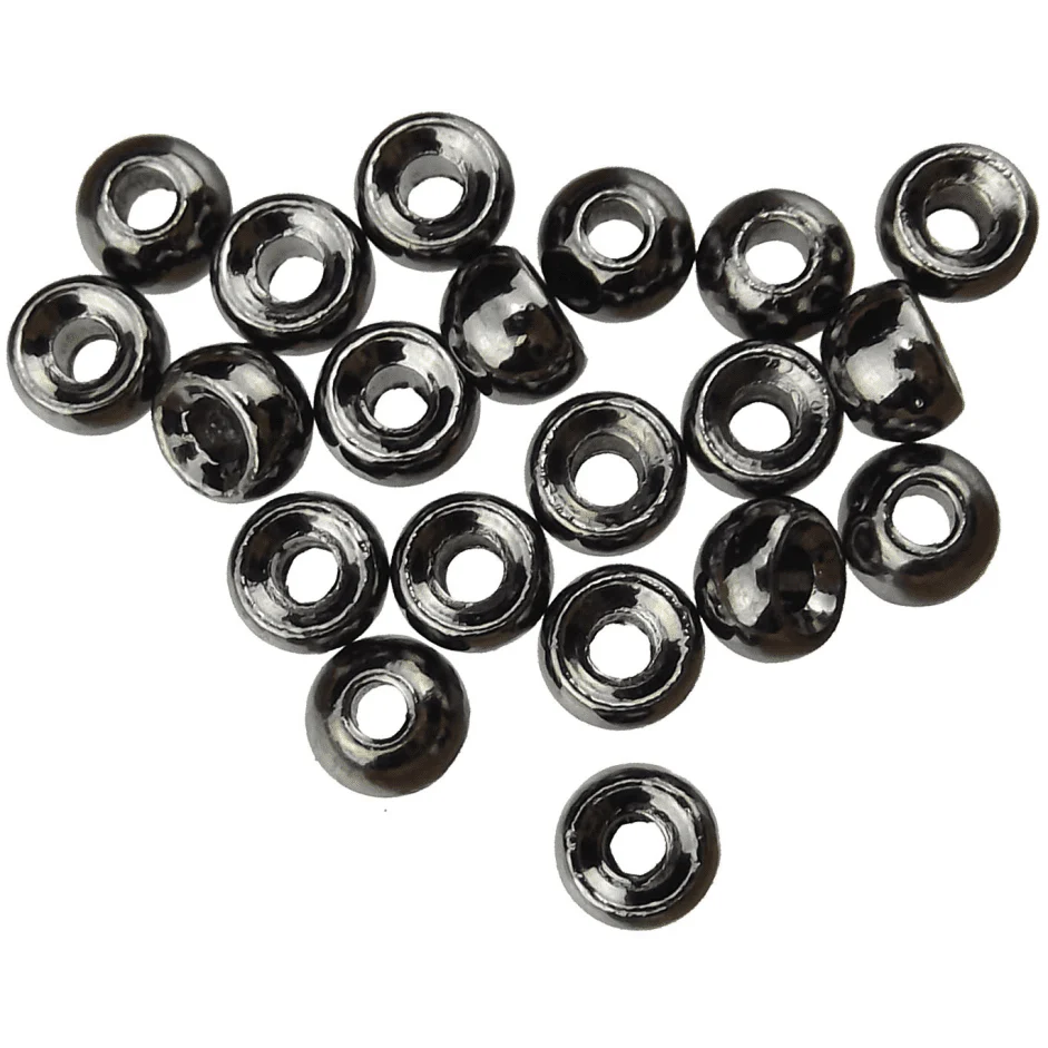 Tungsten Bead, Black, 20 pk