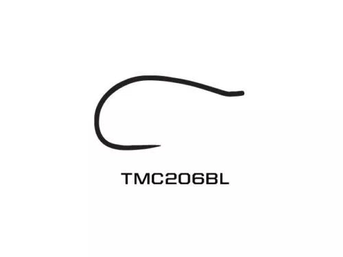 Tiemco Fly Hooks - TMC206BL 100 Pk