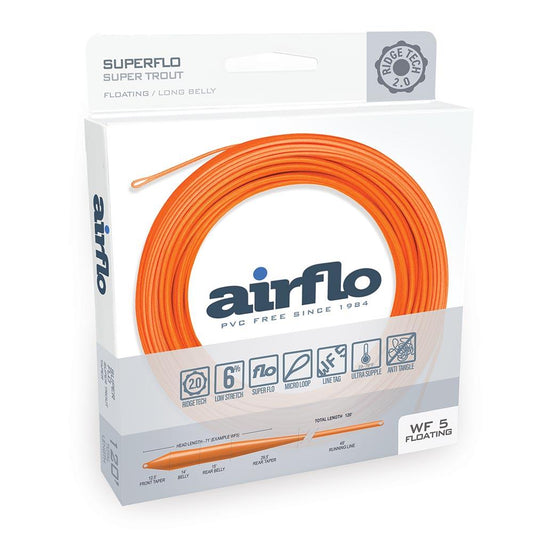 Airflo Ridge 20 Superflo Super Trout - Fire Orange