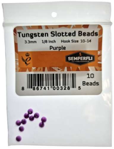Tungsten Slotted Beads - Semperfli