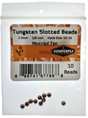 Tungsten Slotted Beads - Semperfli