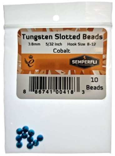 Tungsten Slotted Beads 3.8mm (5/32 inch)