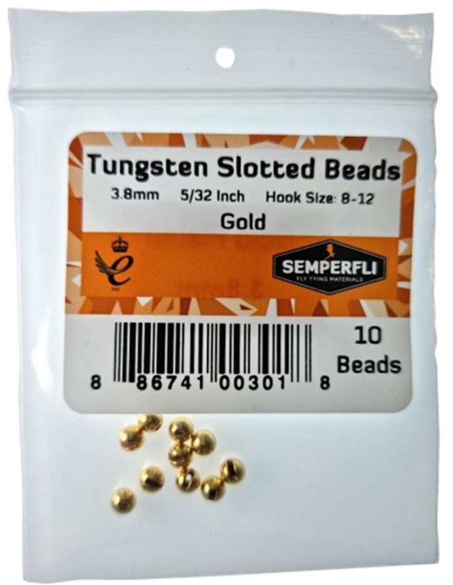 Tungsten Slotted Beads 3.8mm (5/32 inch)