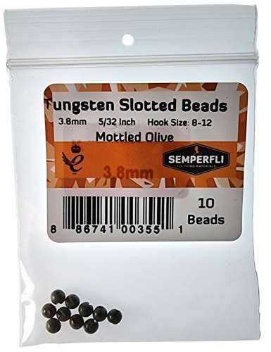 Tungsten Slotted Beads - Semperfli