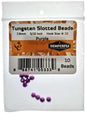 Tungsten Slotted Beads 3.8mm (5/32 inch)