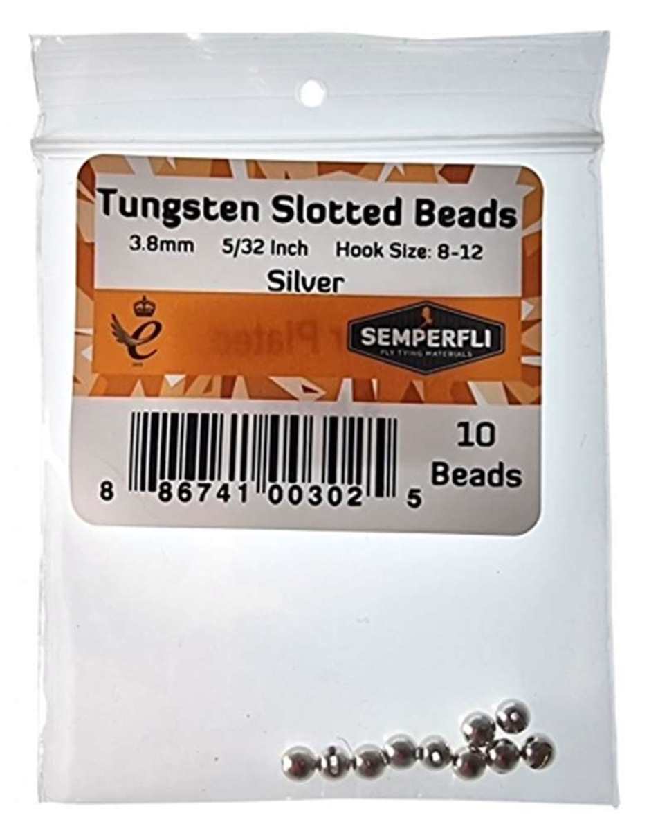 Tungsten Slotted Beads 3.8mm (5/32 inch)