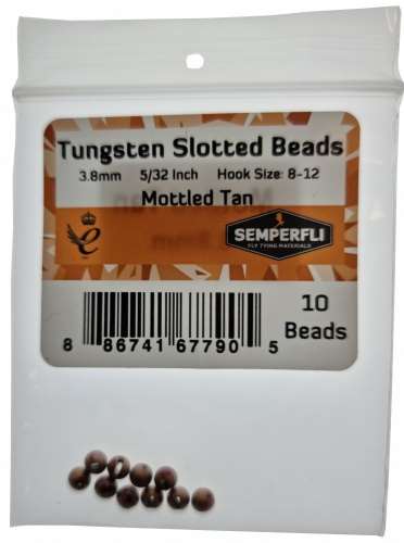 Tungsten Slotted Beads - Semperfli