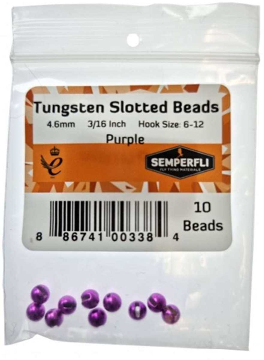 Tungsten Slotted Beads 4.6mm (3/16 inch)