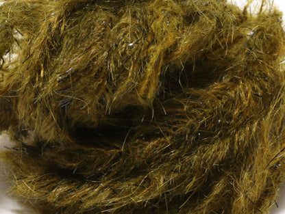 Medium 10mm Speckled Black Mohair Scruff