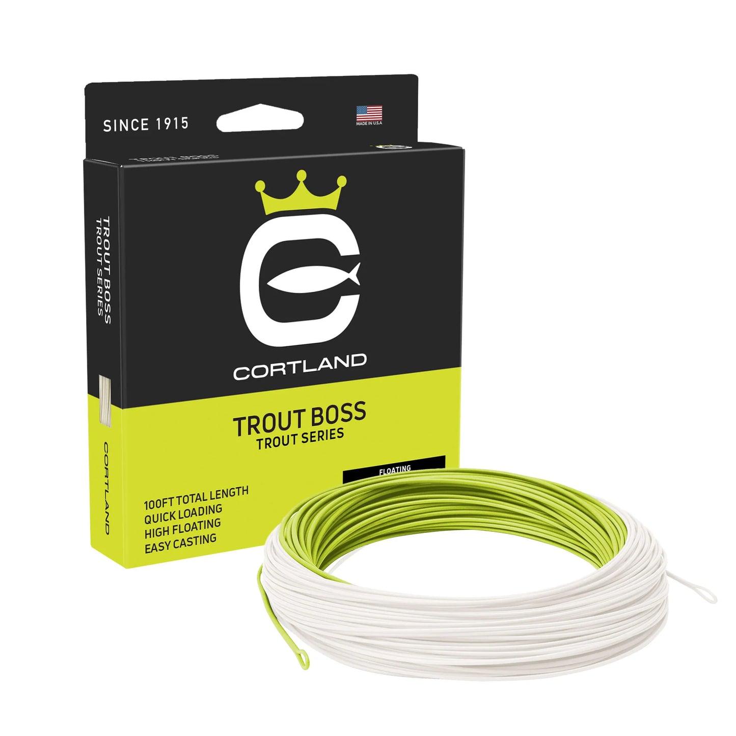 Cortland Trout Boss 100 ft Freshwater