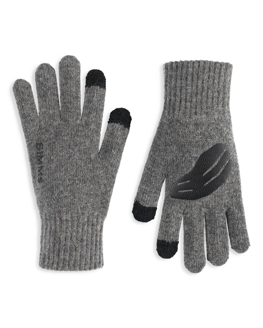 Simms Full Finger Gloves - Wool, Steel