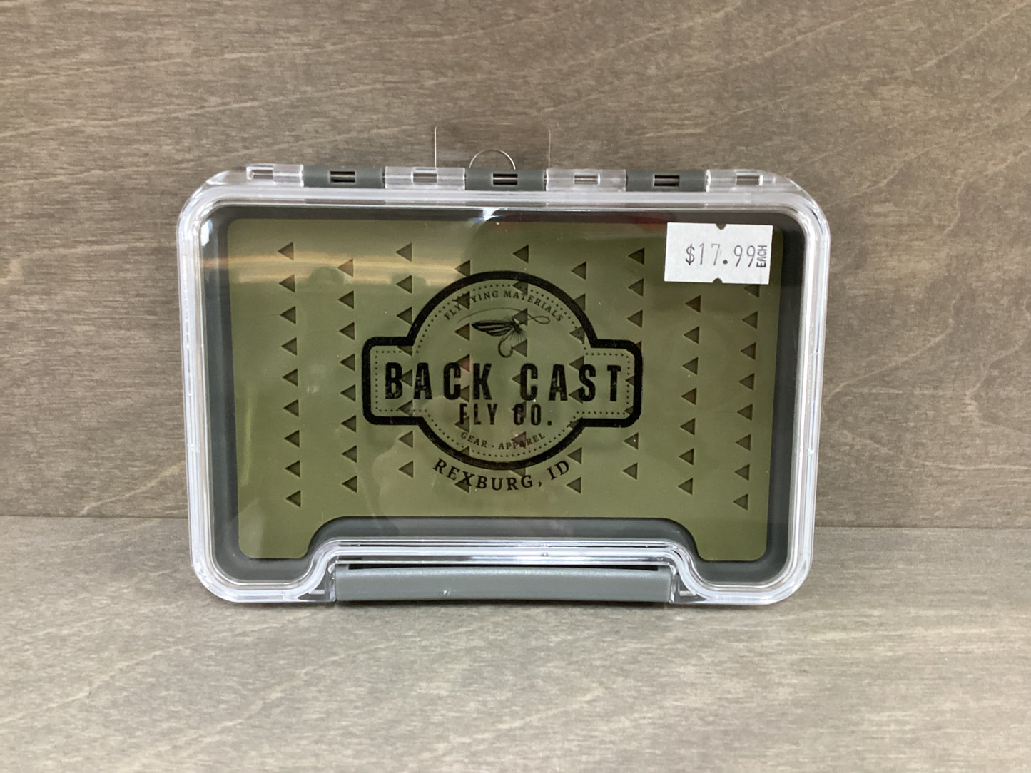 5.35x3.75x0.6 Clear Fly Box