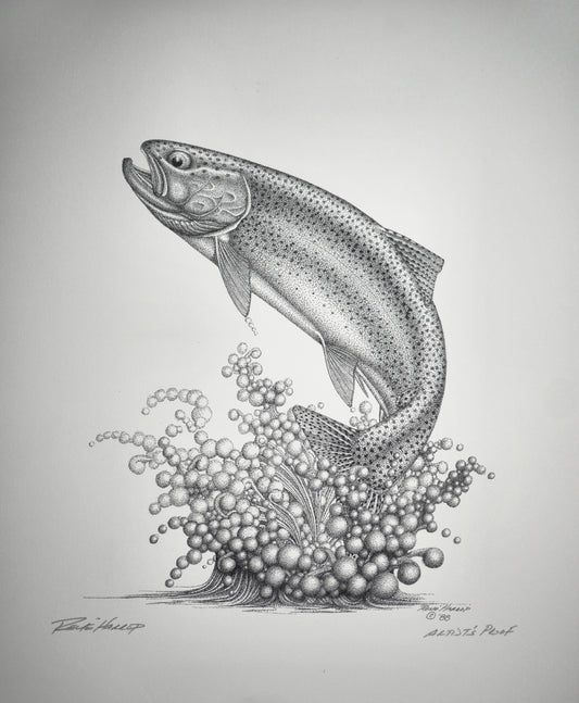 Leaping Rainbow Print 14"x11" - Artist Proof