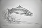 Leaping Brown Print 14"x11" - Artist Proof