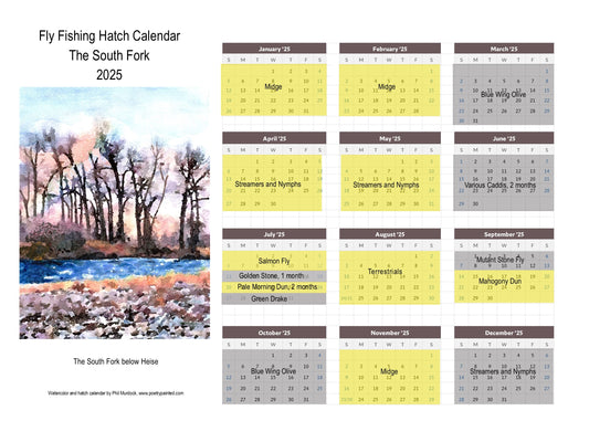 Hatch Calendar 12"x16", South Fork