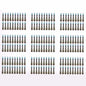 Synthetic JC (Gallus sonneratii) 17mm Small (180 feathers Bulk Pack)