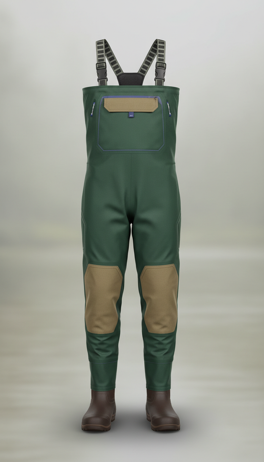 Breathable Chest Waders With Gravel Guards